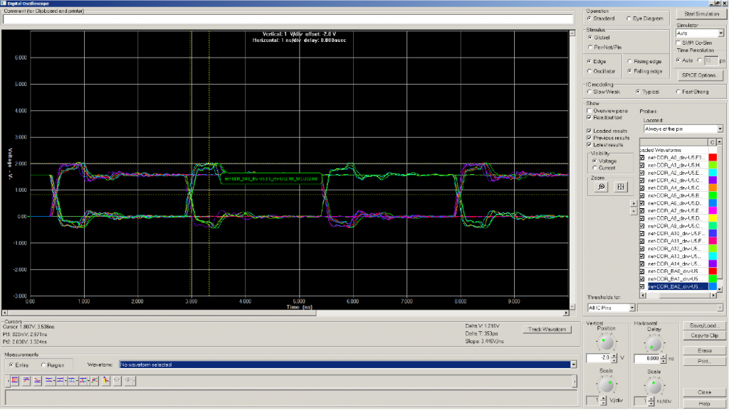 HyperLynx DDR Simulator Cadlog