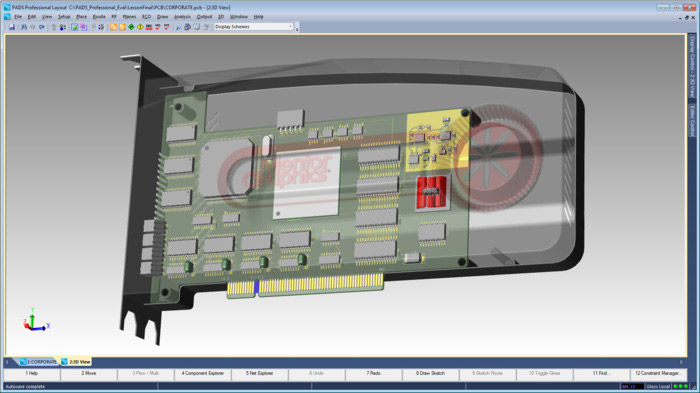 Integrated native 3D PCB design facilitates visualization in PADS Professional Premium